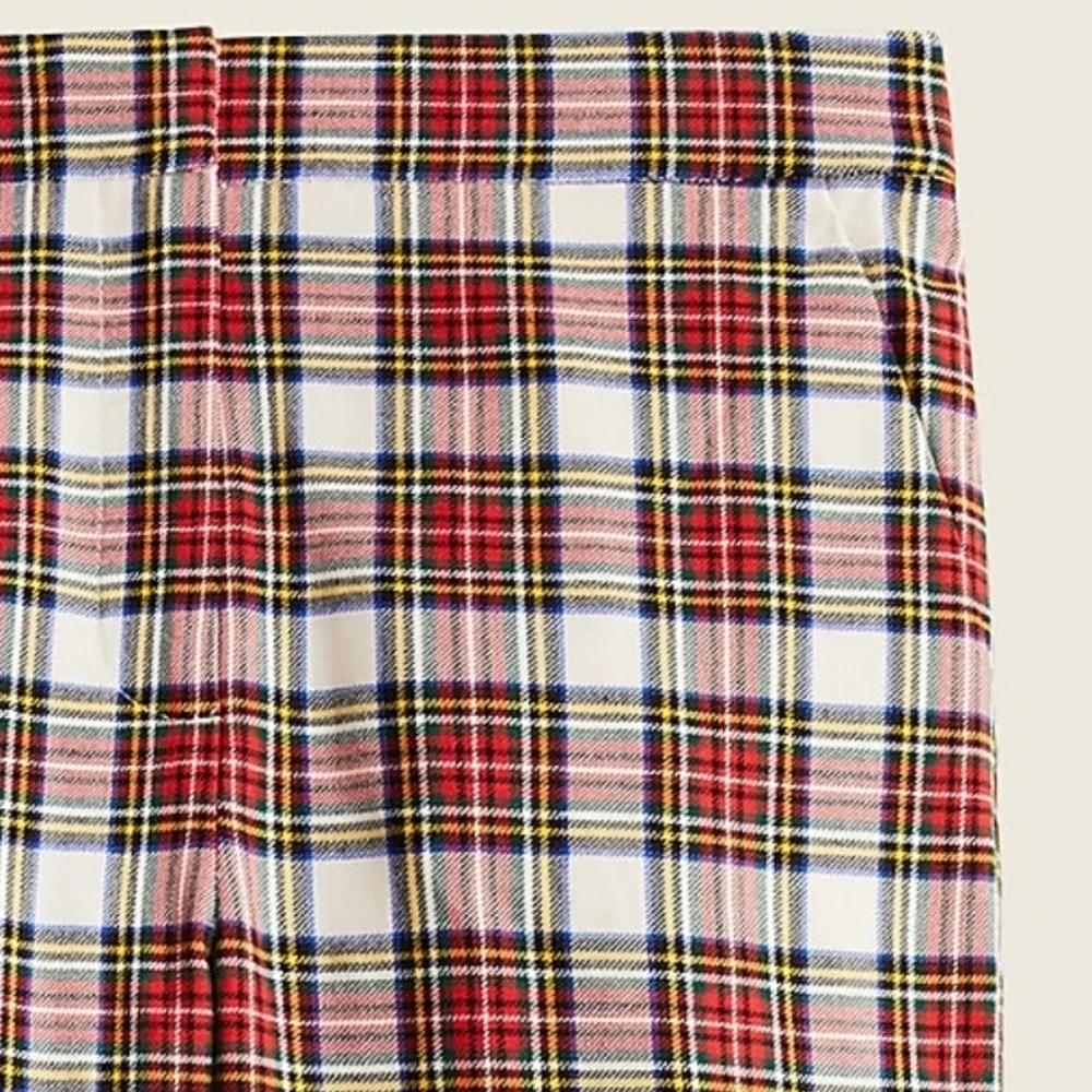 J. Crew Stewart Tartan Plaid Pants NWT